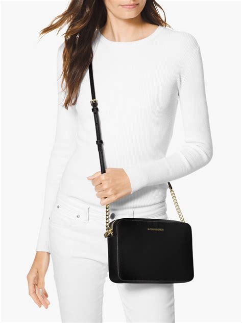 michael kors safiano large|michael kors saffiano crossbody bag.